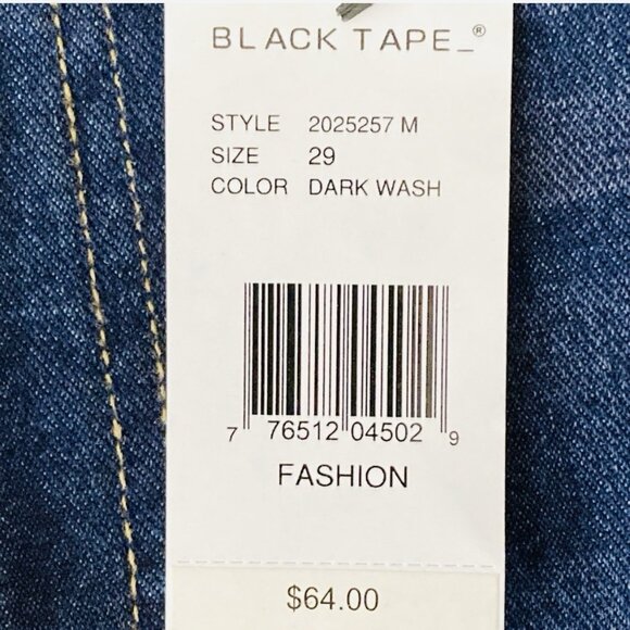 NWT Black Tape Women's Blue Denim Jeans 29 Maya High Rise Relaxed Flare Stretch - Picture 6 of 12